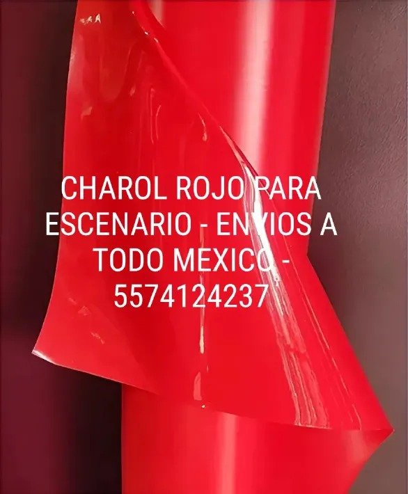 Charol rojo, calibre 8 - Super Premium - Rollo de 1.40 metros de ancho x 50 metros de largo - Entrega Inmediata - 5574124237 - Envíos a todo Mexico, los 365 días del año.